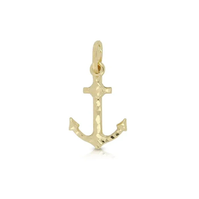 Ciondolo in oro giallo 18 Kt Ancora 10495-500-073