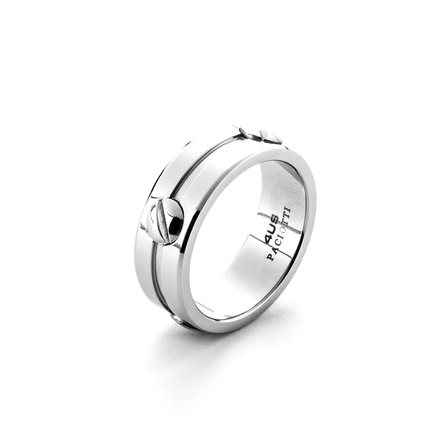 Anello uomo 4US Cesare Paciotti in acciaio 4UAN6250