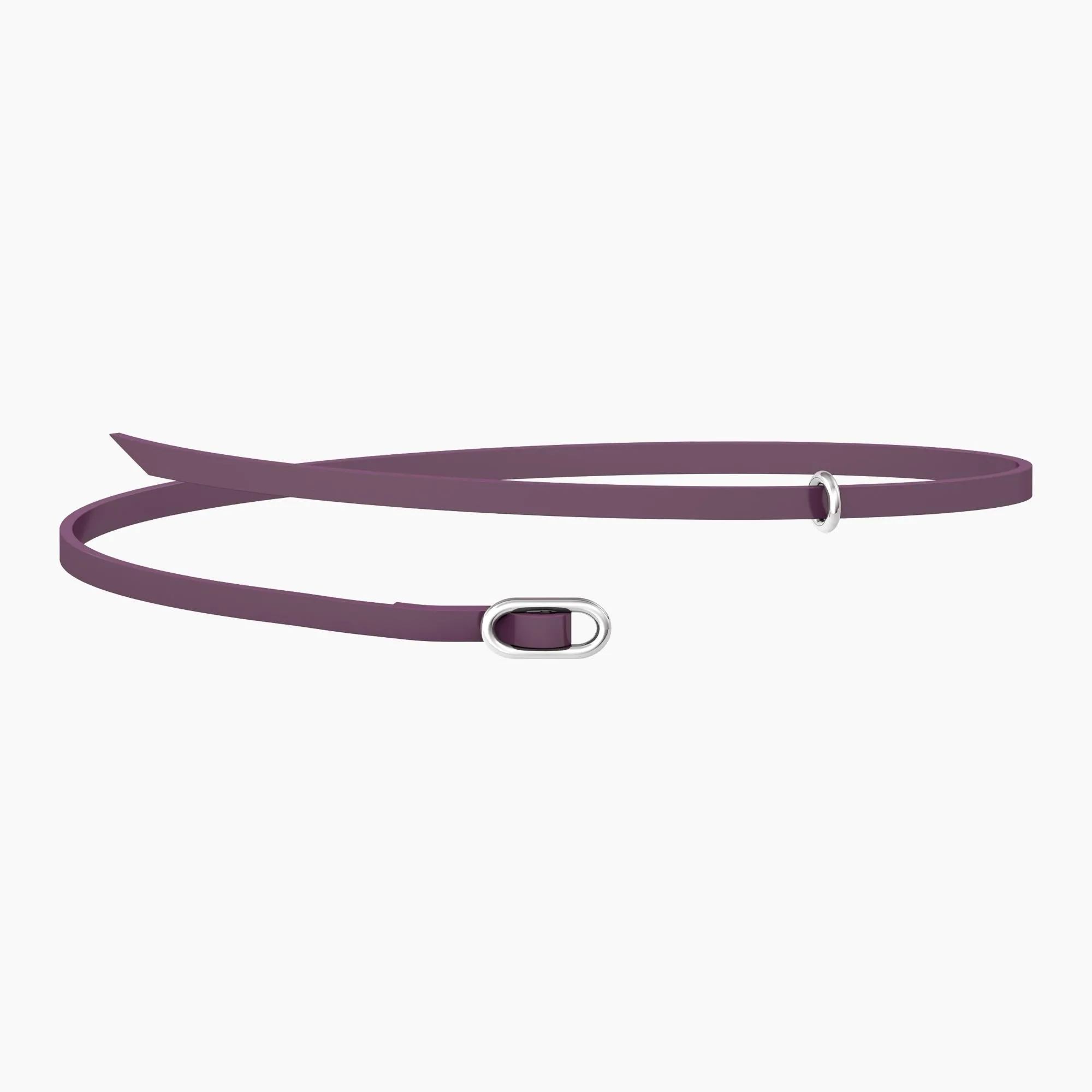 Choker-bracciale in camoscio viola SKINNY