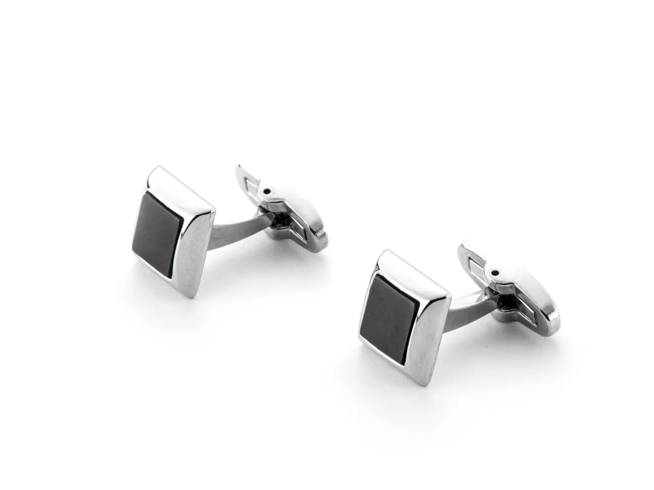 Gemelli da camicia 4US Cesare Paciotti STEEL/PVD NERO 4UGE6245