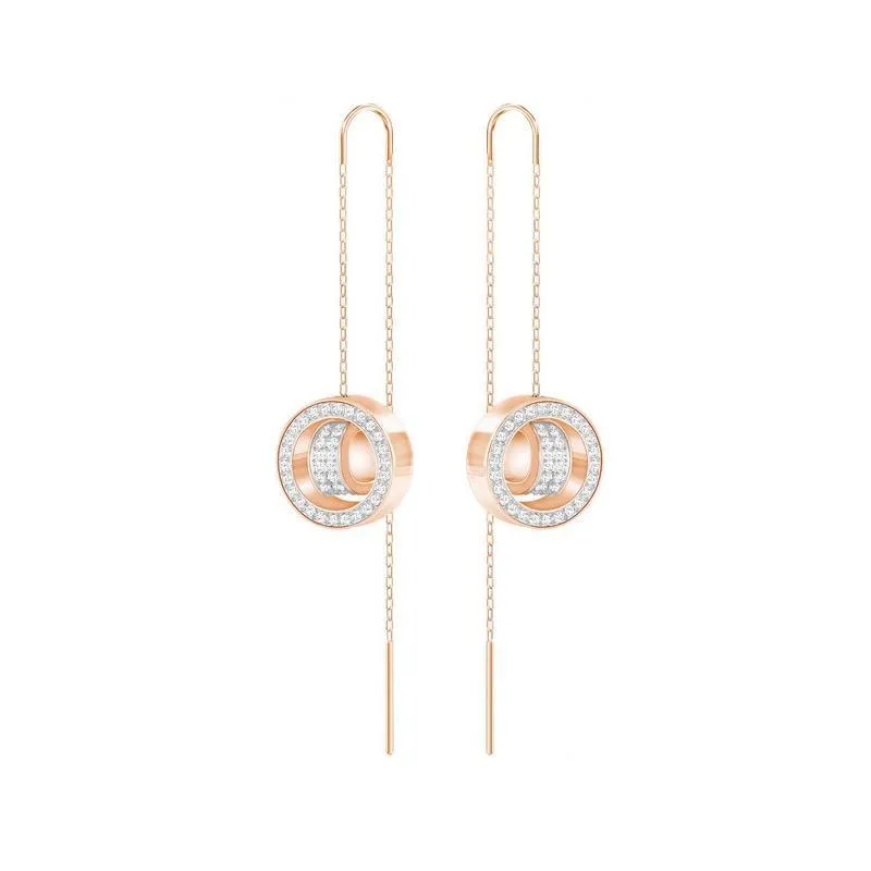 ORECCHINI SWAROVSKI DEXTERA ORECCHINO A BUCO CATENA - 5349340