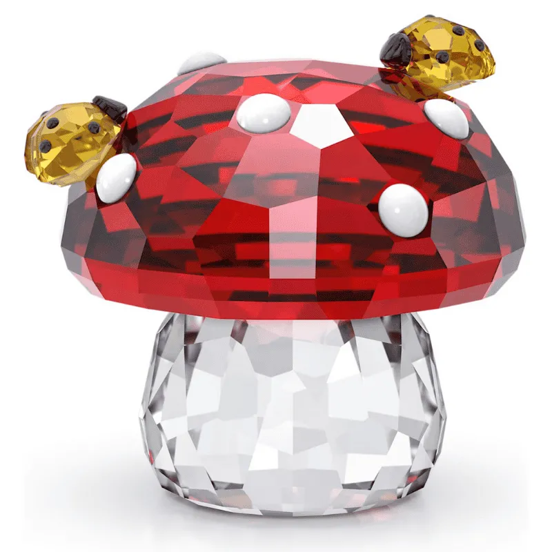 SWAROVSKI – CRYSTAL – Idyllia Fungo e Coccinelle