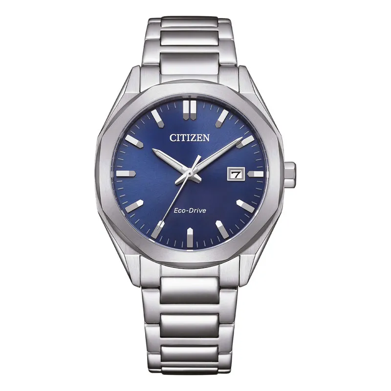 CITIZEN – OROLOGIO UOMO – COLLEZIONE OF METROPOLITAN UNISEX SOLO TEMPO 38 MM QUADRANTE BLUE