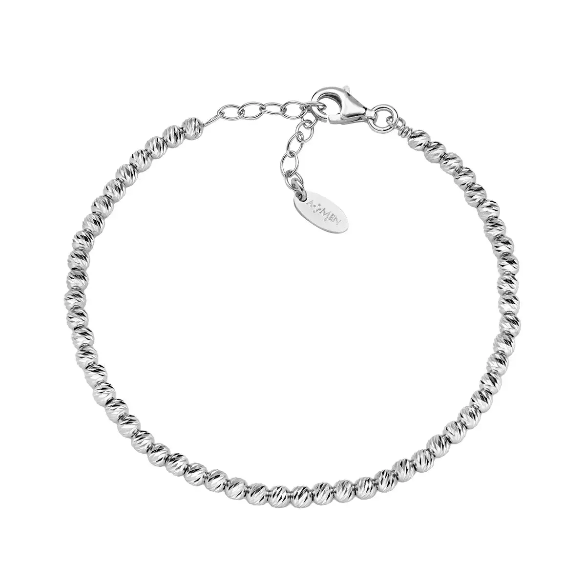 Bracciale AMEN Riflessi di Luce con Sfere Diamantate