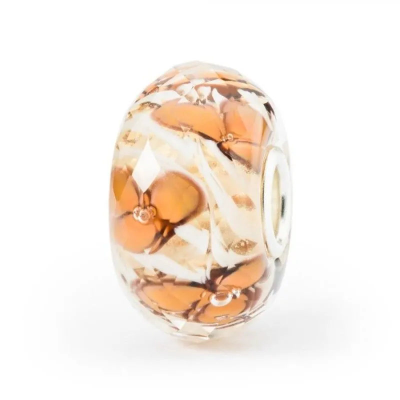 Beads Trollbeads TGLBE-30083  “Orchidea Corallo” in vetro