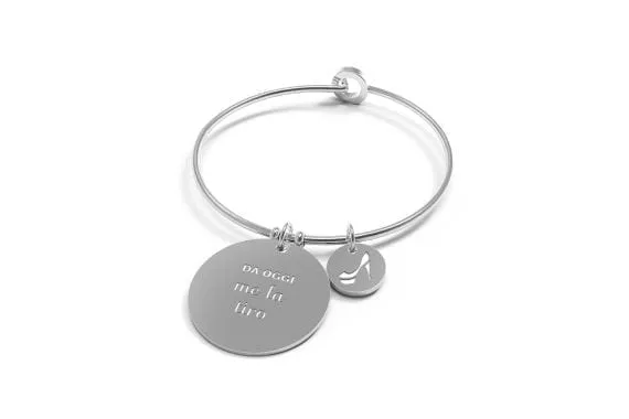 Braccia Donna 10Buoni Propositi con scritta: “da oggi me la tiro”