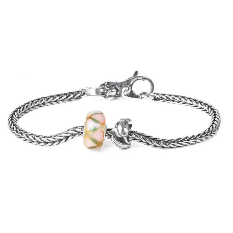 Bracciale Start Trollbeads TAGBO-0175X  “Tulipani in Fiore” in argento 925 e vetro collezione Thun By Trollbeads