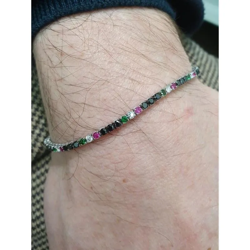 Bracciale Tennis Uomo CRIERI Color - BTECOK280YZP190