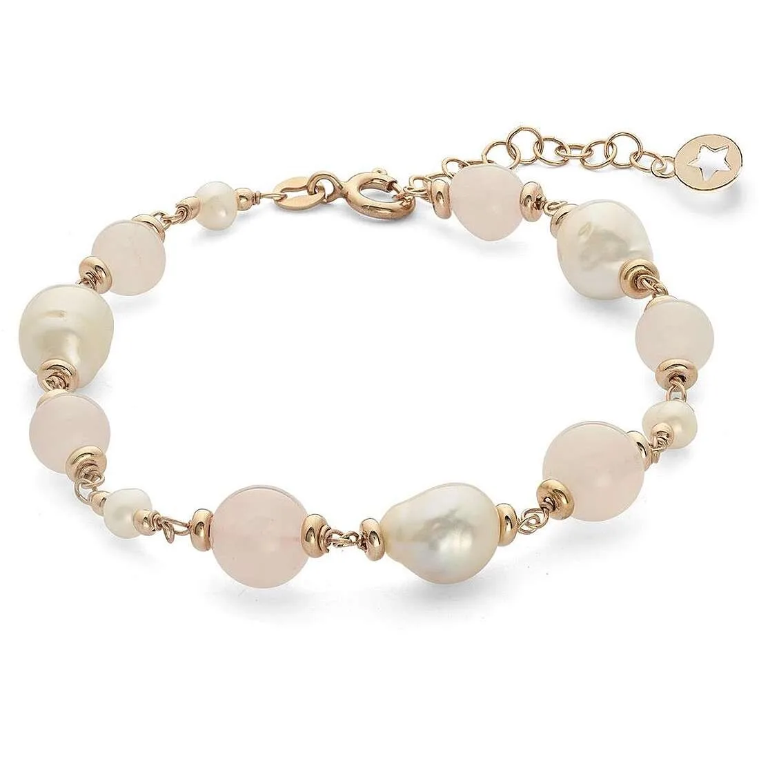 Bracciale donna Comete con perle bianche bra 278