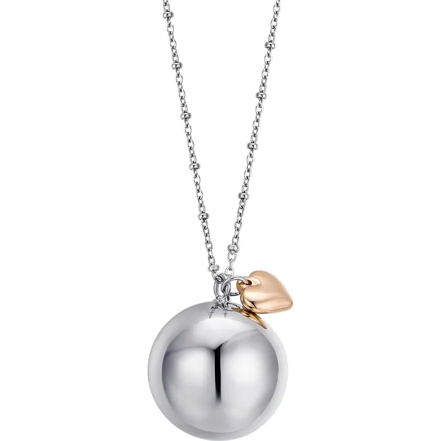 Collana Chiama Angeli Luca Barra con Cuore Rosa – Eleganza e Amore CK1728