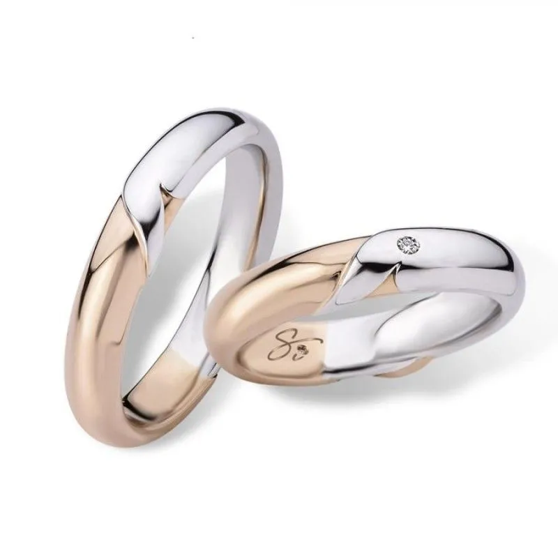 Coppia Fedi POLELLO Sì, Lo Voglio - 3272DBR - 3272UBR