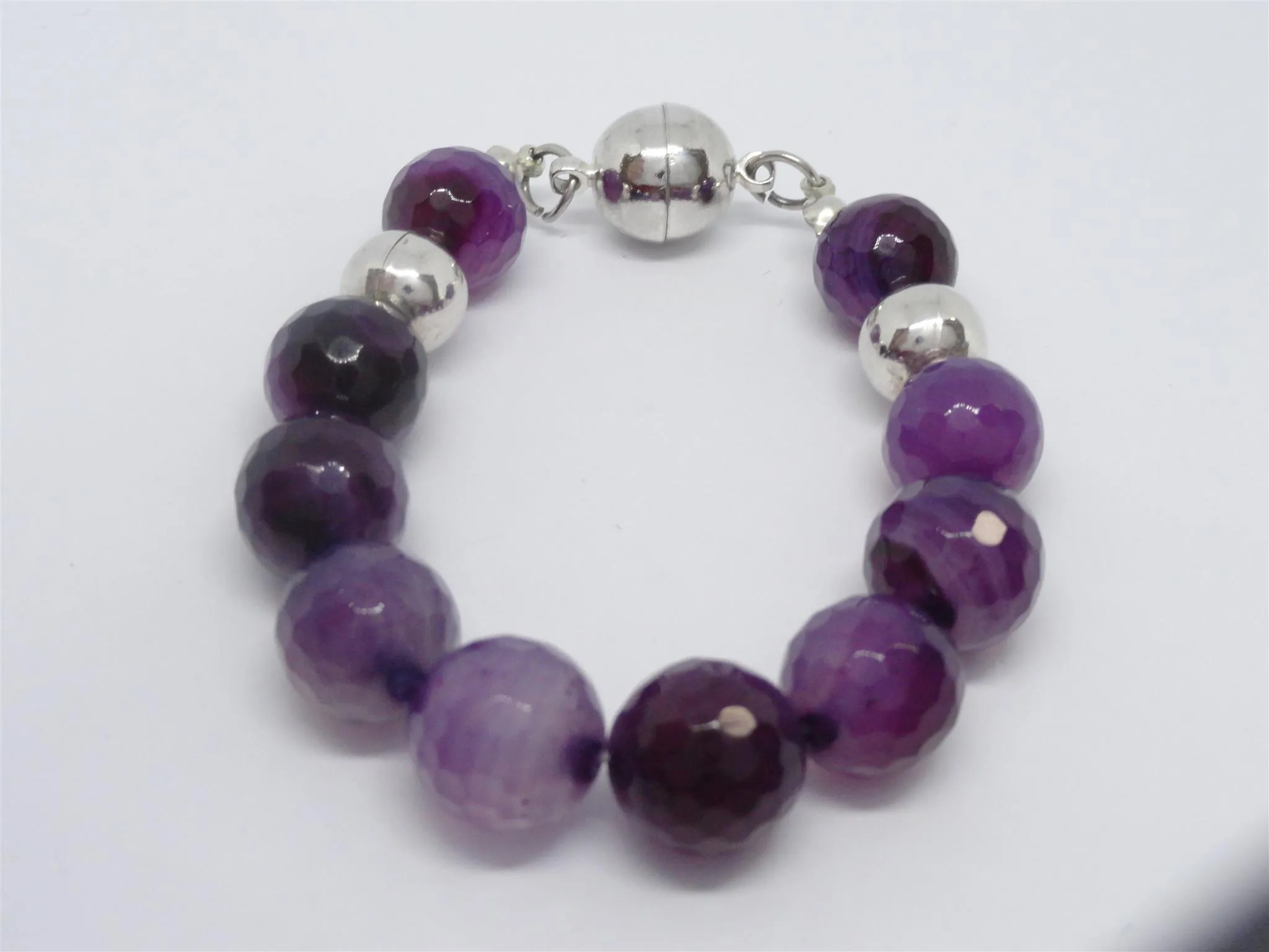 Bracciale Quarzo viola acciaio -273/VV-