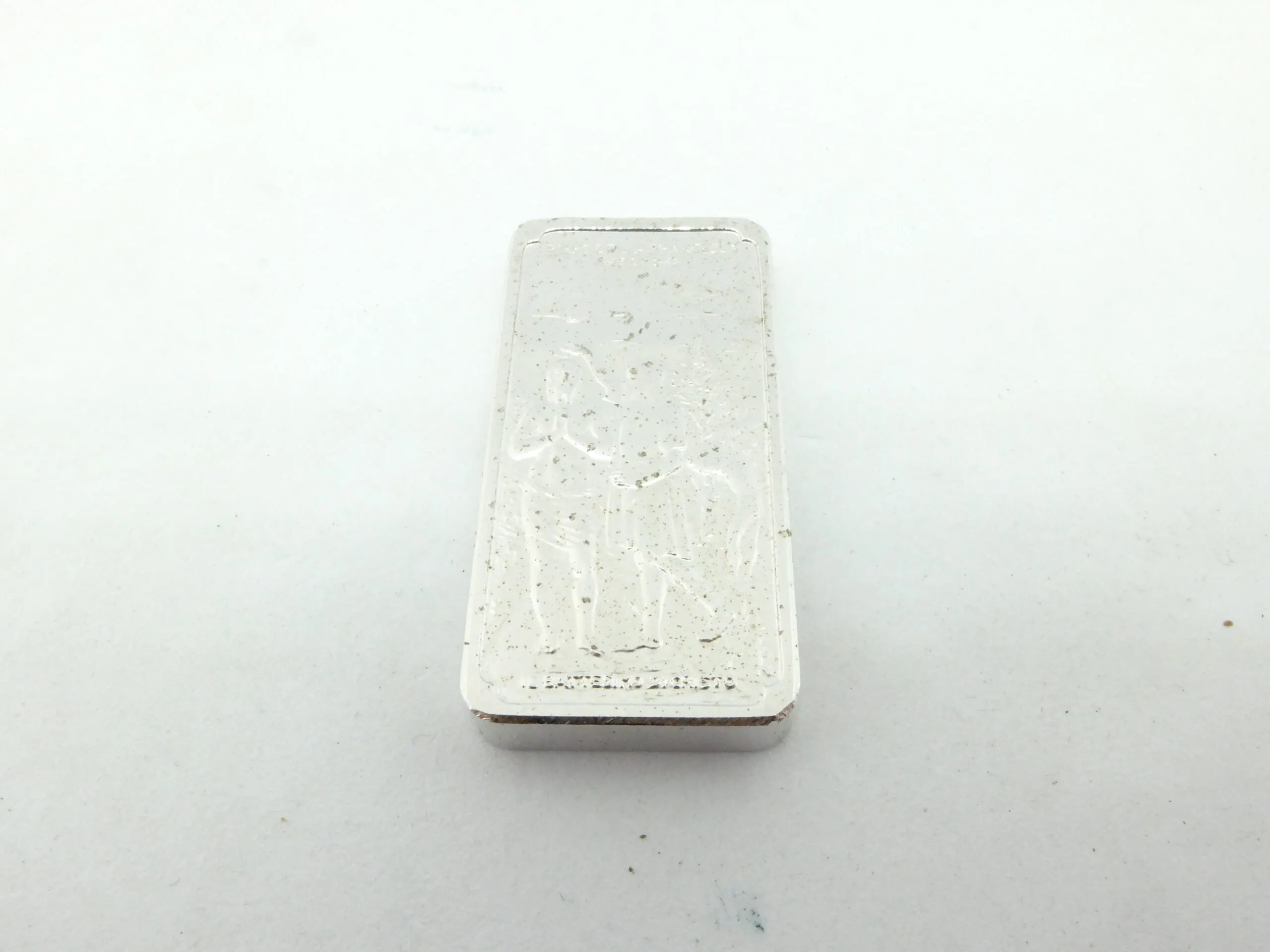 LINGOTTO Argento 60 Grammi Intercoins 925 Battesimo di Cristo Piero della Francesca 377vv18