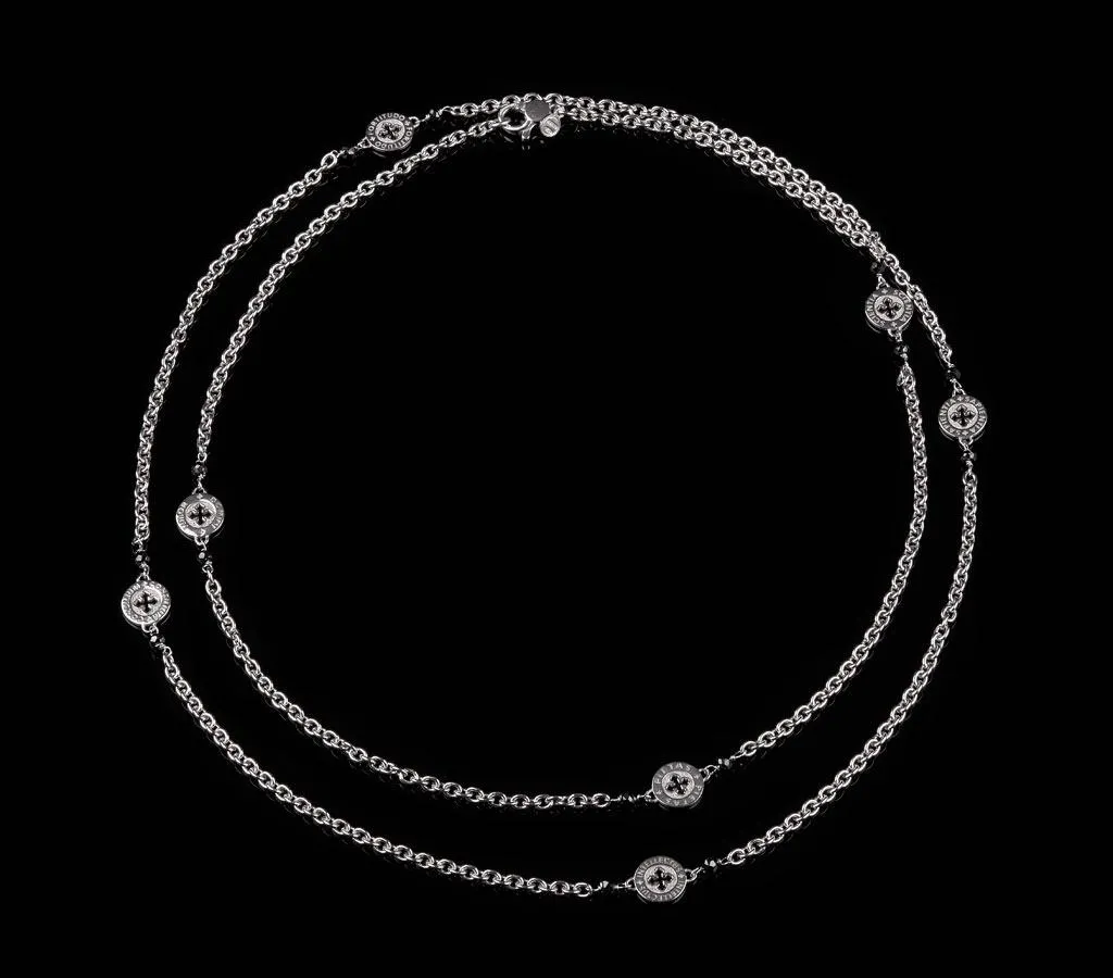 COLLANA TUUM - I SETTE DONI AG 925 Rodiato Ref. GIDN009L00C