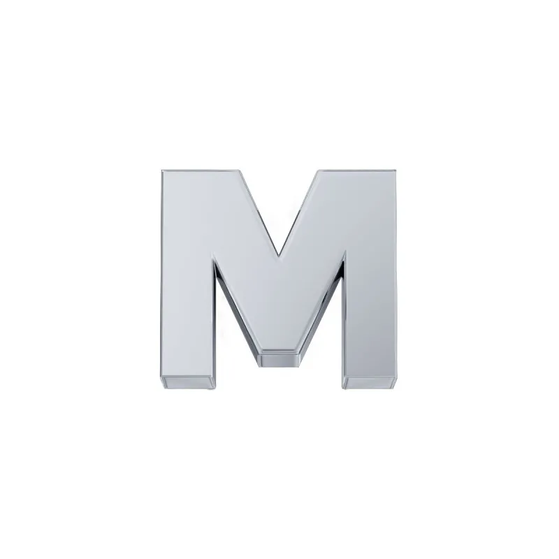Elemento lettera M in oro bianco Elements (DonnaOro) – DCHFM3320