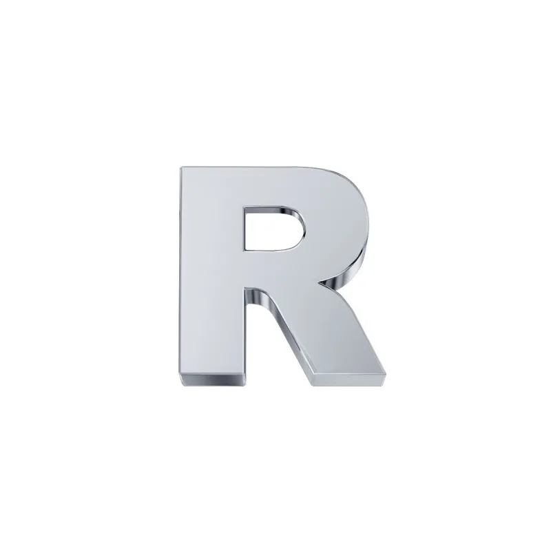 Elemento lettera R in oro bianco Elements (DonnaOro) – DCHFR3320