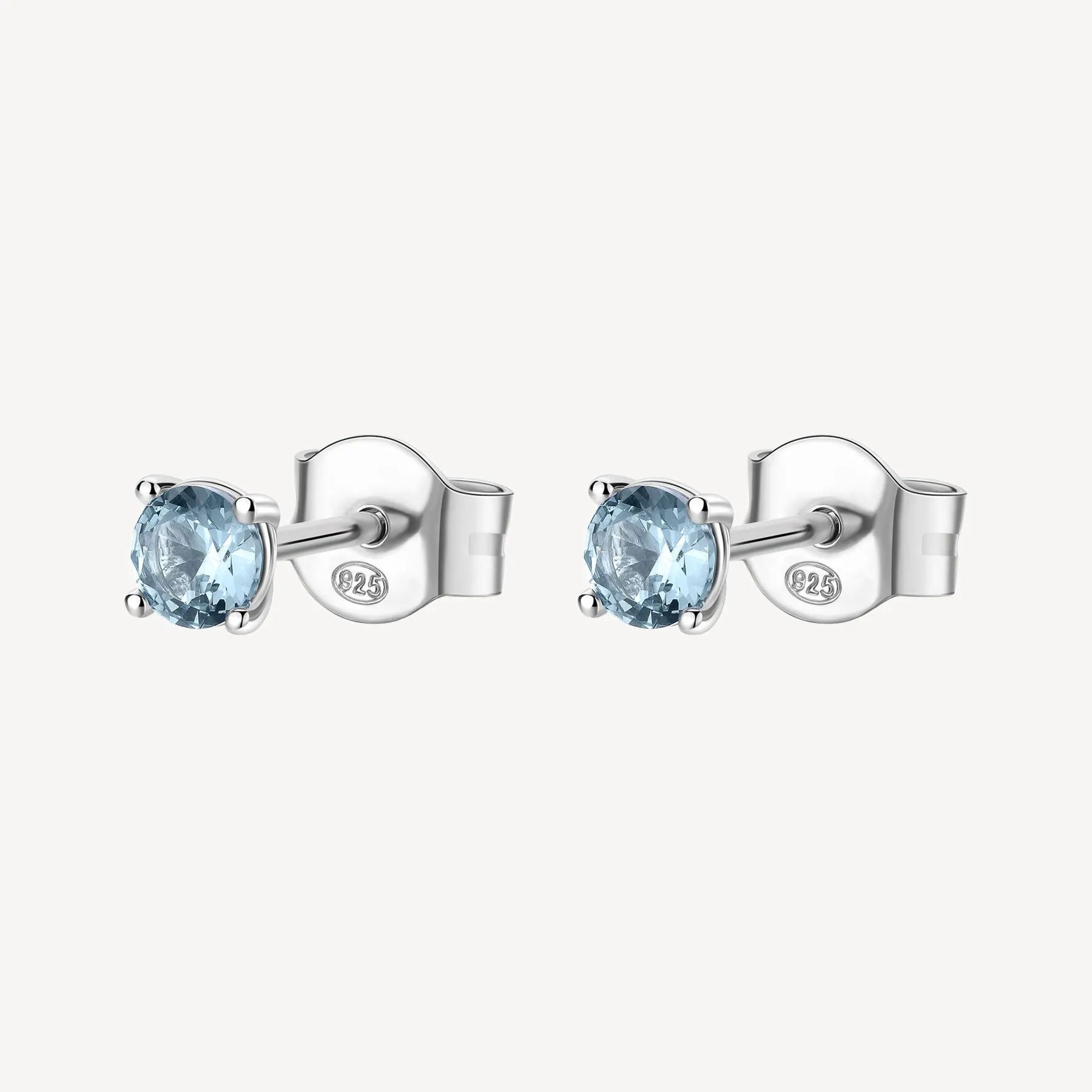 ORECCHINI BROSWAY CLOUD LIGHT BLUE PUNTI LUCE IN ARGENTO CON ZIRCONE AZZURRO - FCL39