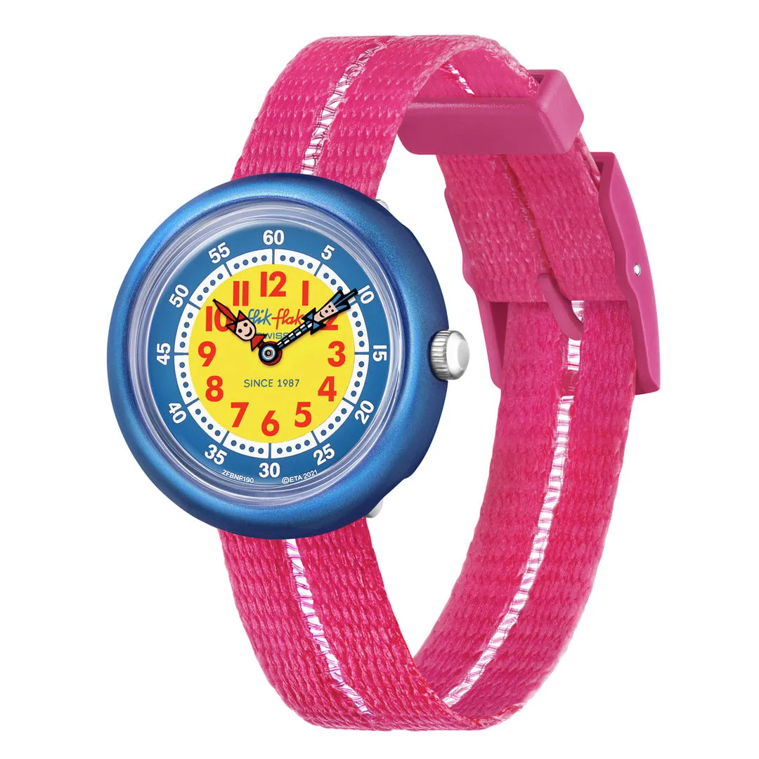 Orologio Flik Flak RETRO PINK FBNP190