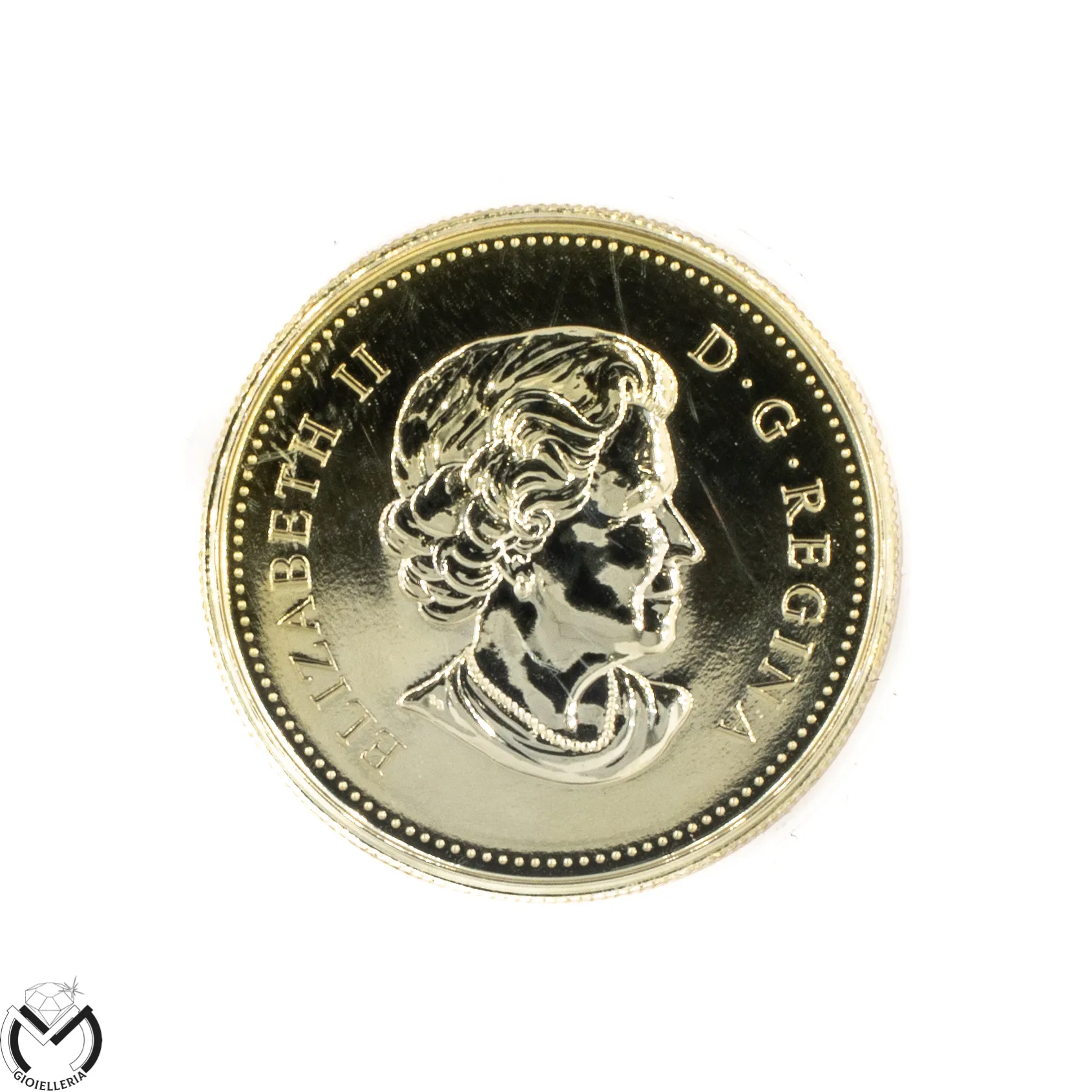 Medaglia Dollaro Canadese Fior di Conio Argento 999 2011 Regina 200° anniversario della guerra 1812 – 58vv23