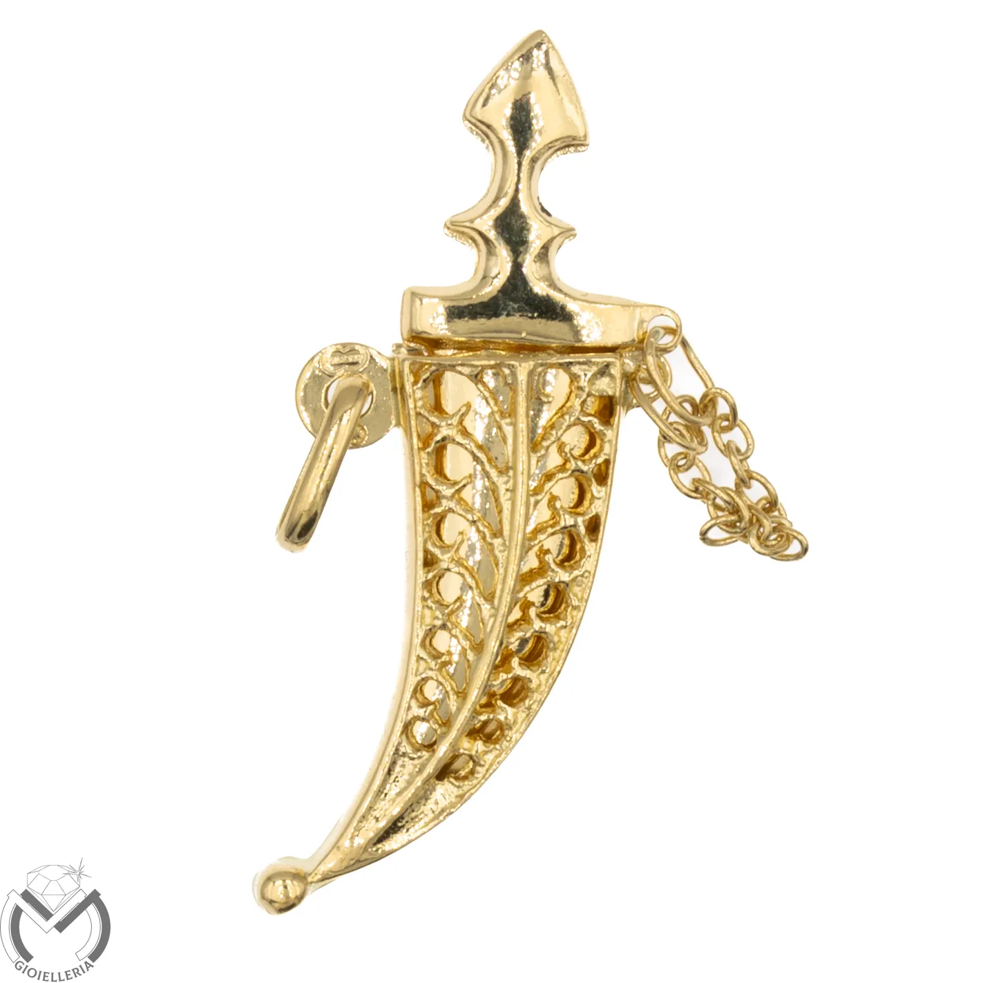 Pendaglio oro giallo 18 kt 750 scibola -59/VE-