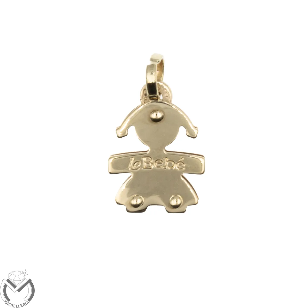 Pendaglio oro giallo 9 kt 375 bambina Le Bebè -139/VE-