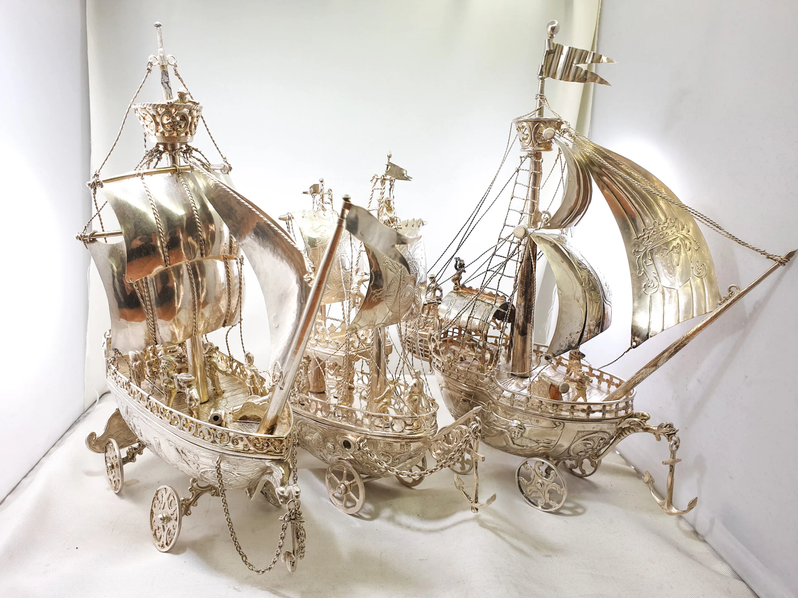 Sculture in Argento 925 3 Caravelle 1900 1174ST18