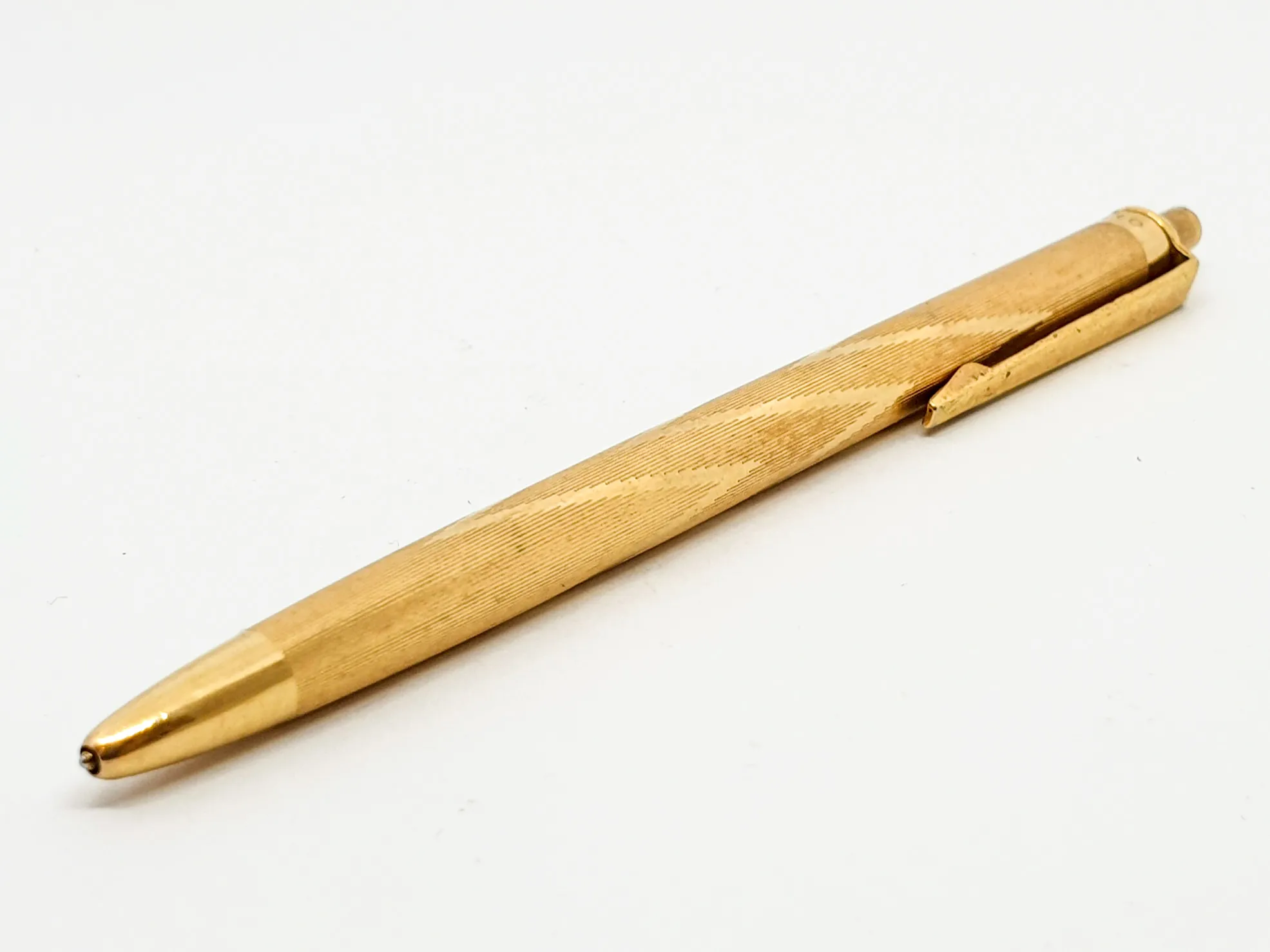 Penna a sfera ALEX Ball Point Laminata oro 750ve19