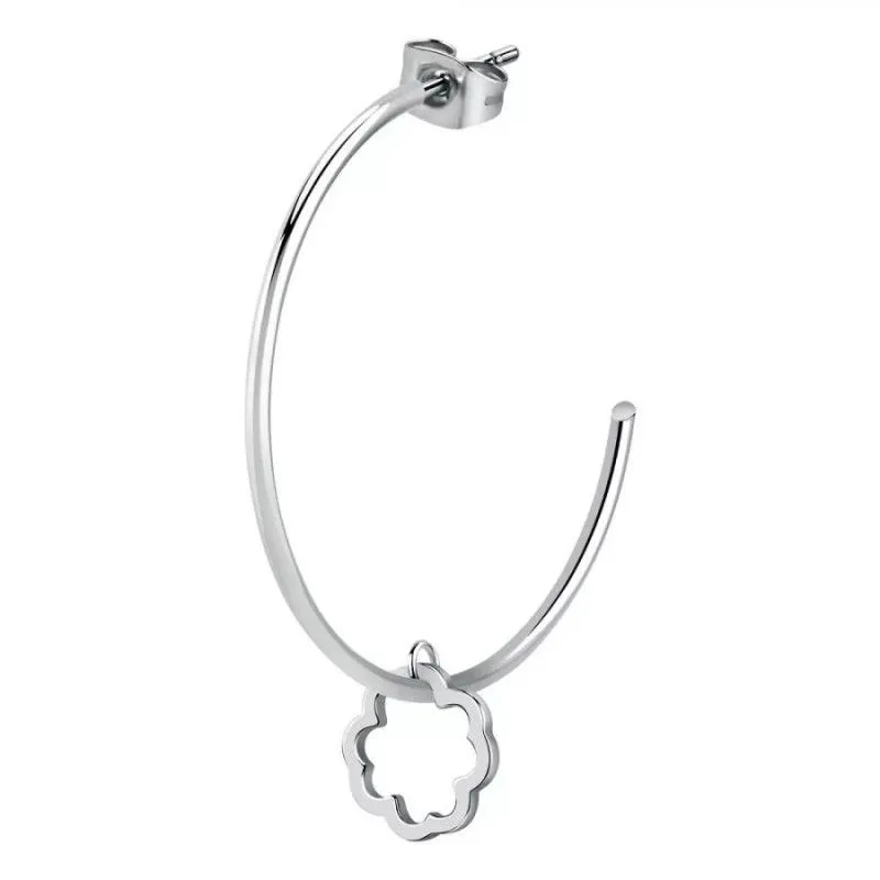 Mono Orecchino Donna La Petite Story LPS02AQM17 in acciaio rodiato collezione Single Earrings