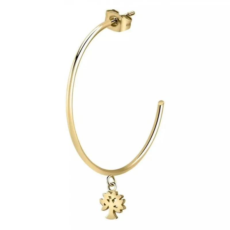 Mono Orecchino Donna La Petite Story LPS02AQM20 in acciaio dorato collezione Single Earrings