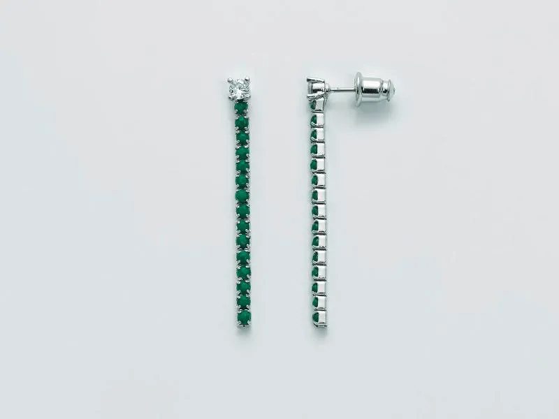 Orecchini Kiara basik color in ottone KERD2018B