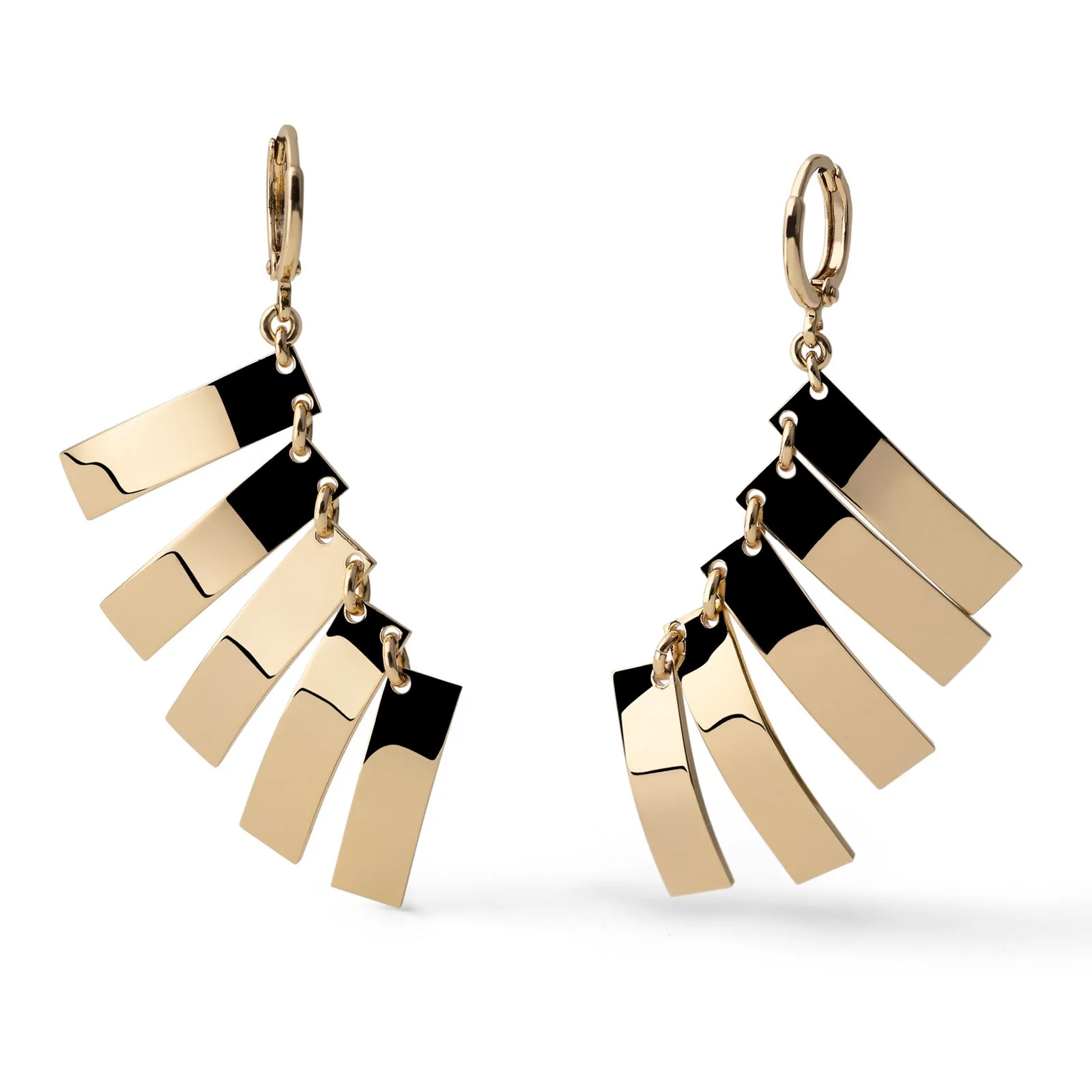 Orecchini Unoaerre in bronzo dorato pendenti 2683