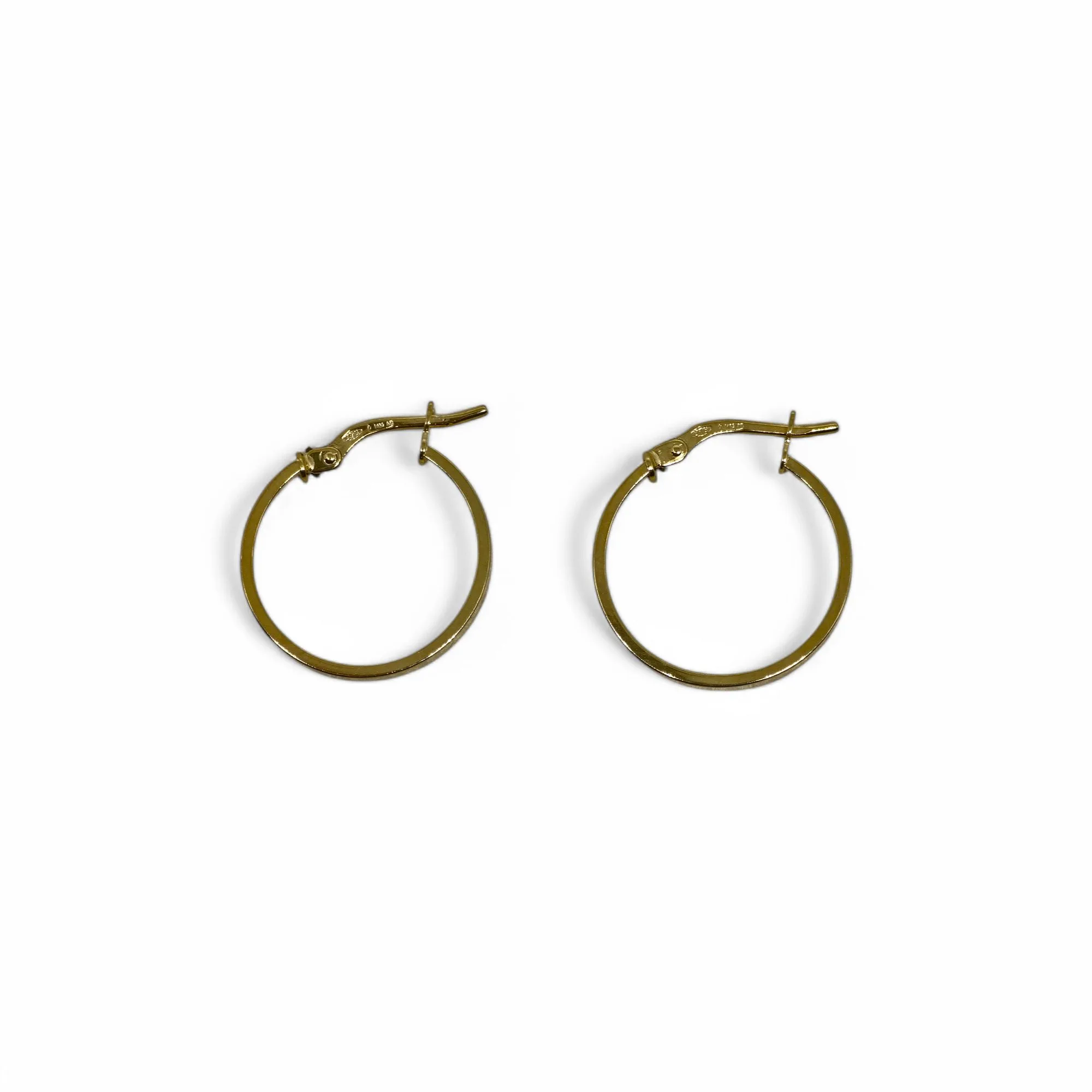 Orecchini a cerchio donna in oro giallo 9 kt