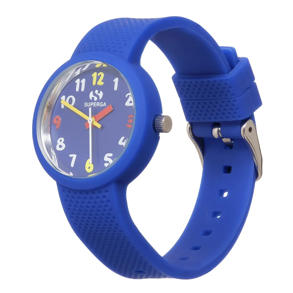 Orologio bimbo SUPERGA Junior blu con dettagli multicolor STC182