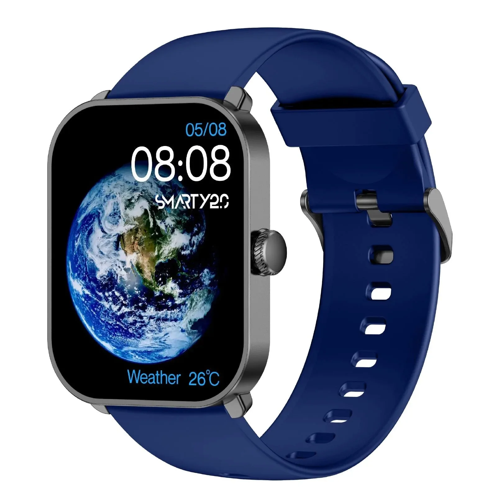 Orologio Smartwatch uomo cinturino in gomma blu Smarty 2.0 SW098D