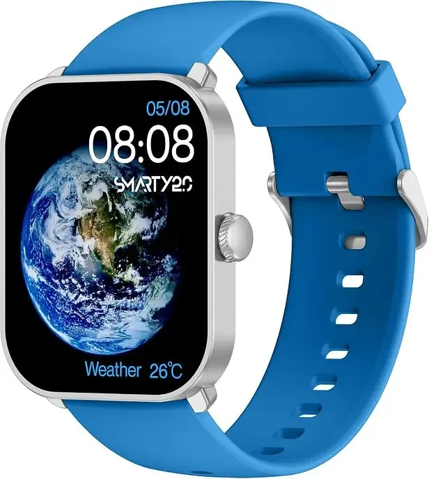 Orologio smartwatch uomo cinturino in gomma blu Smarty 2.0 SW098H