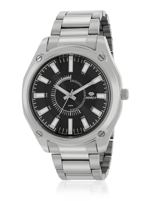 Orologio uomo Marea in acciaio e con quadrante nero b41347/2