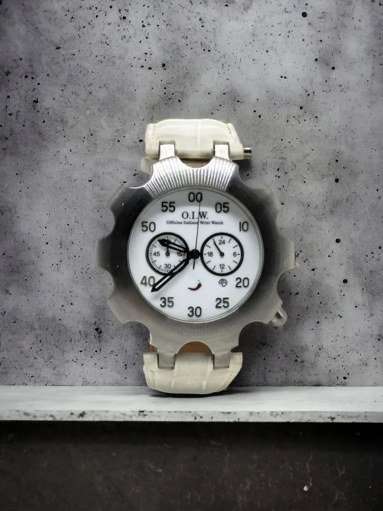 Orologio da uomo OIW solo tempo da uomo con cronometro e datario