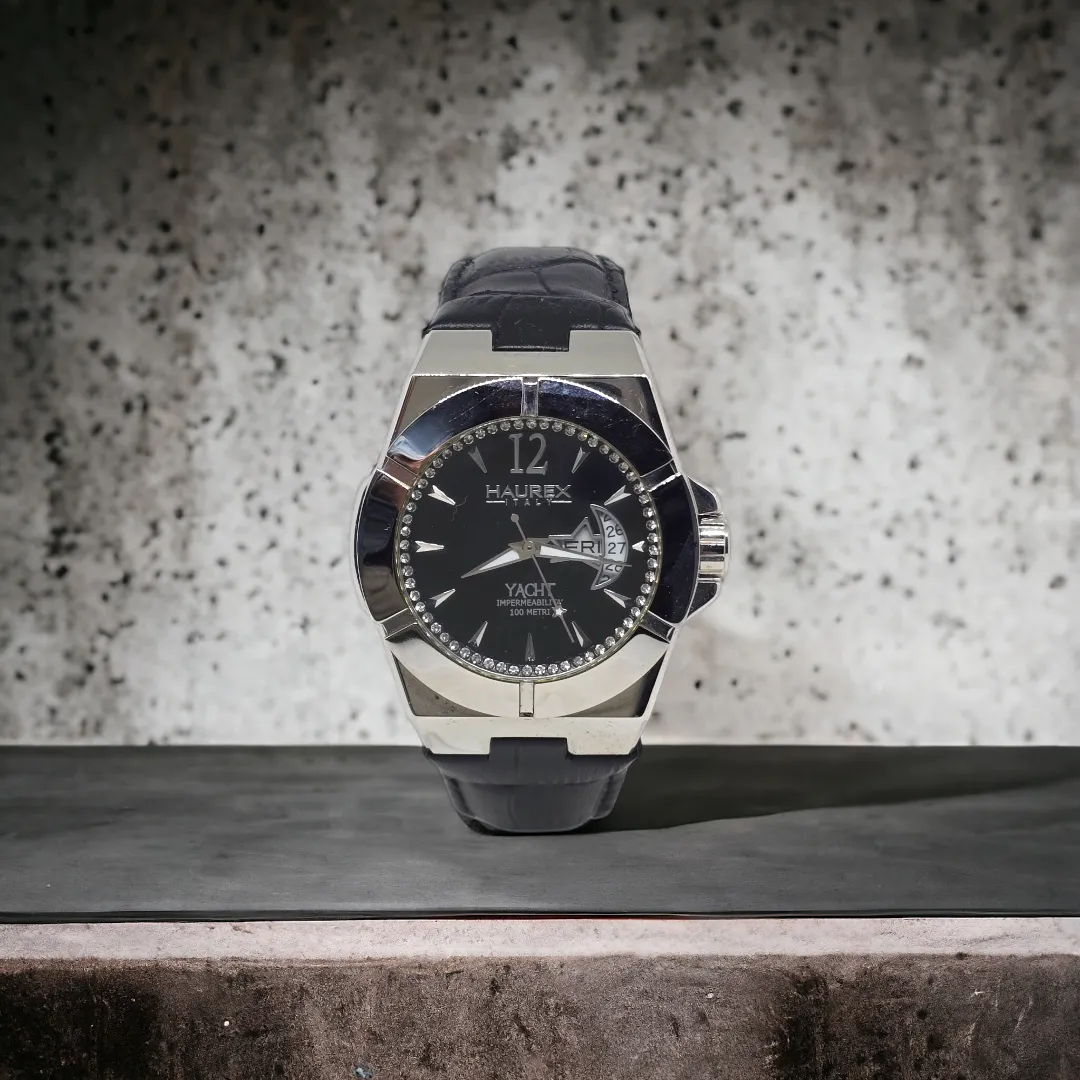 Orologio da polso donna Haurex 8A340DN1 in acciaio con zirconato Yacht Line