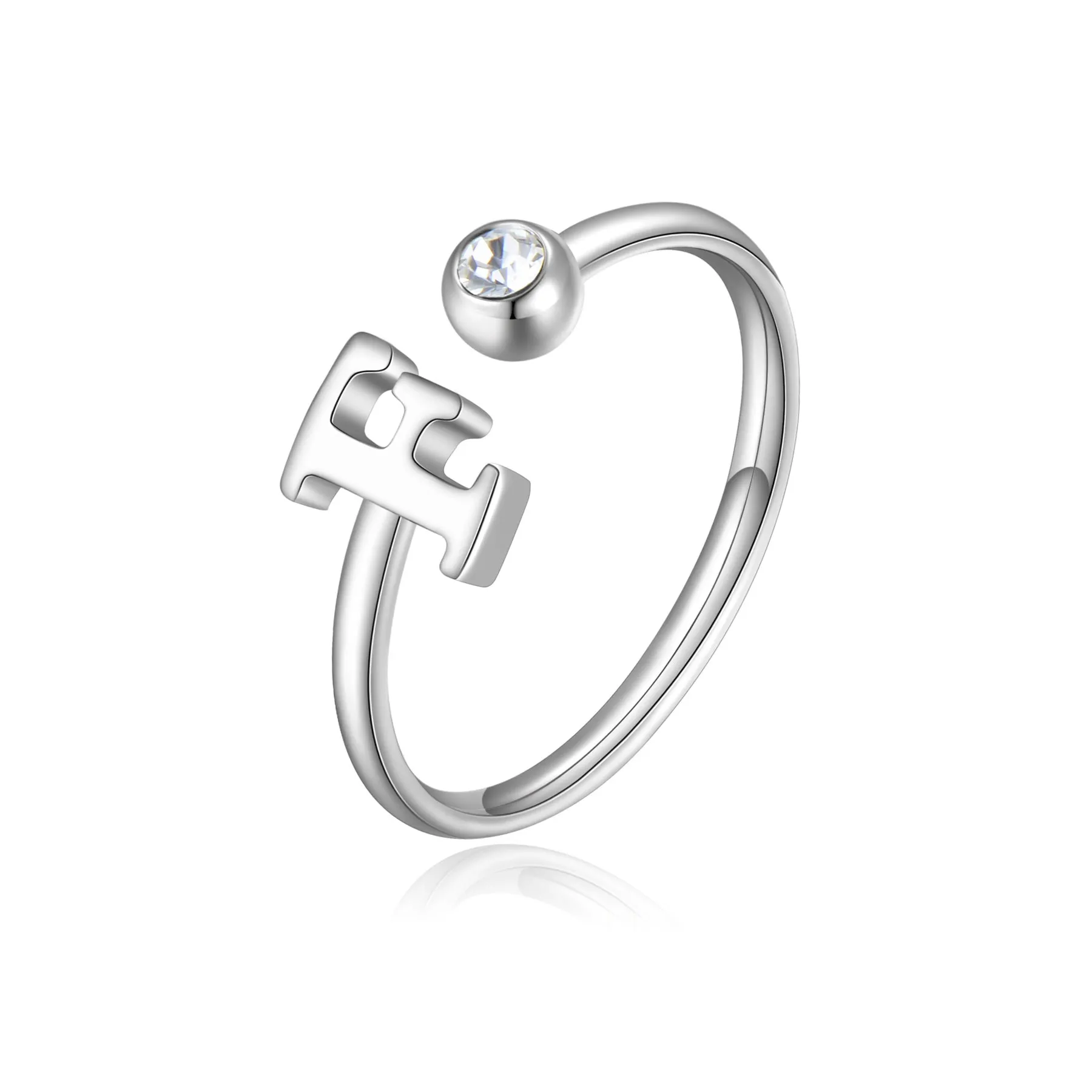 ANELLO SAGAPÒ CLICK LETTERA F - SCK177