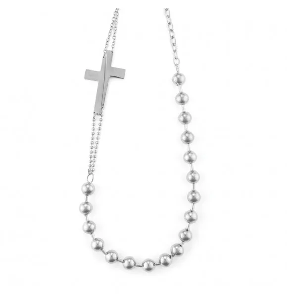 Collana 4US Cesare Paciotti con Perle e Croce 4UCL6847