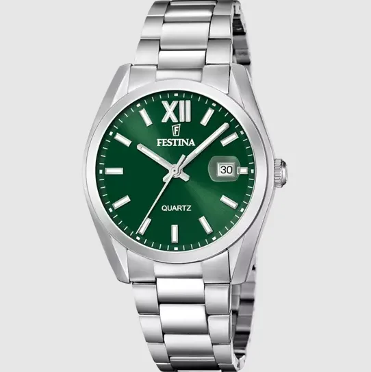 Orologio da Uomo Festina F20707/8 – Stile, Eleganza e Qualità con Quadrante Verde