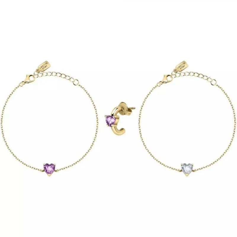 Set Bracciali e Monorecchino LA PETITE STORY Love - LPS05ASD32
