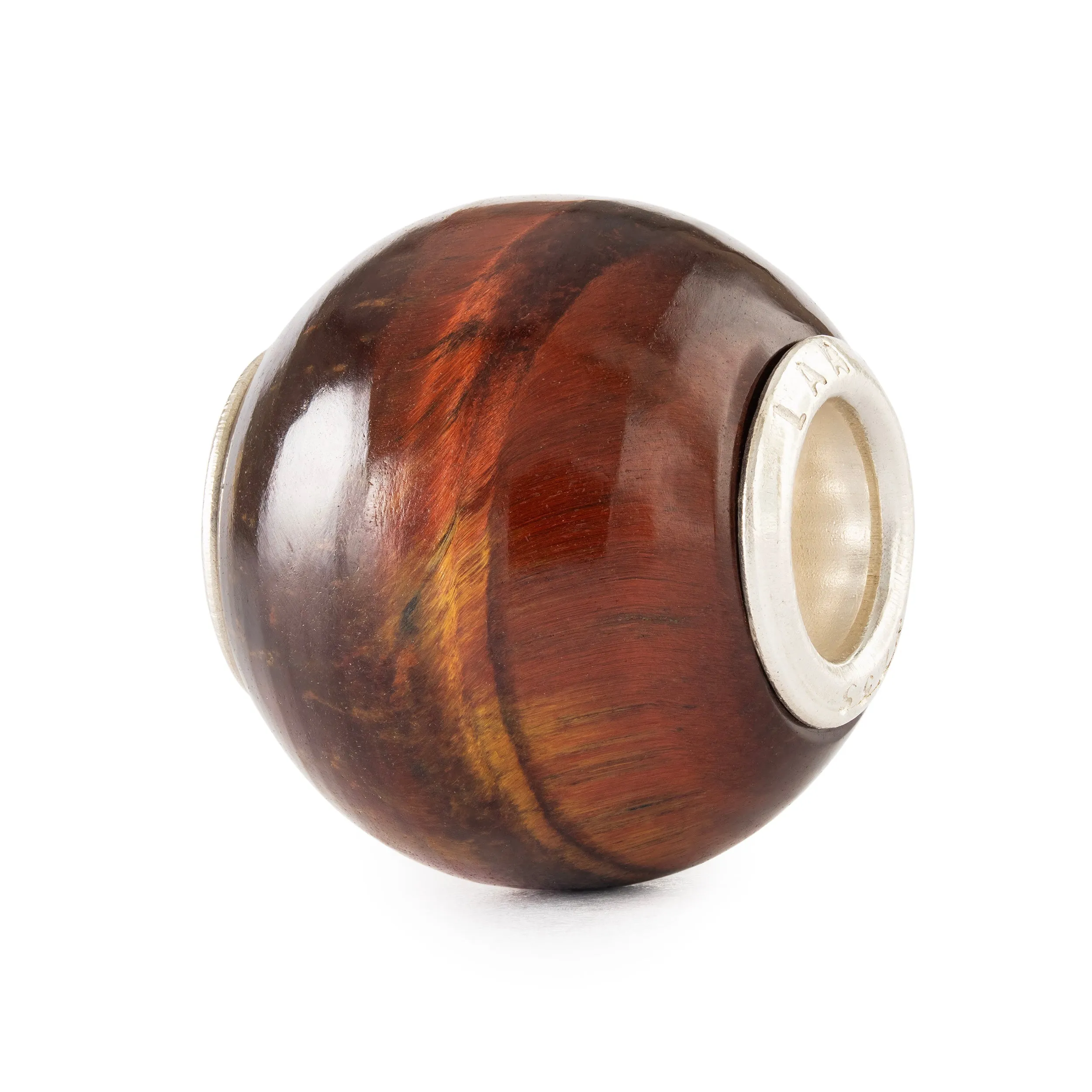 Trollbeads - Occhio di Tigre Rosso Rotondo TSTBE-00044