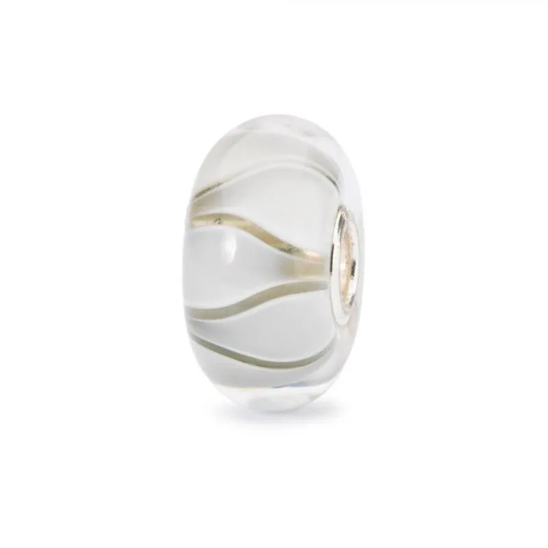Beads Trollbeads TGLBE-10440 “Tulipani Bianchi” in vetro