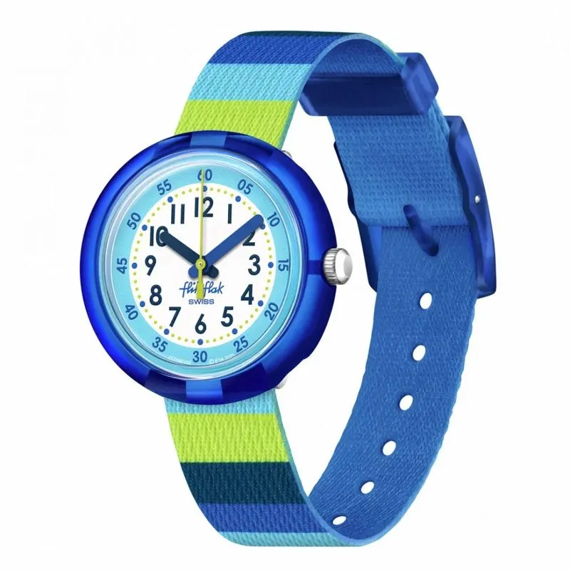 FLIK FLAK – OROLOGIO BAMBINO – STRIPY BLUE