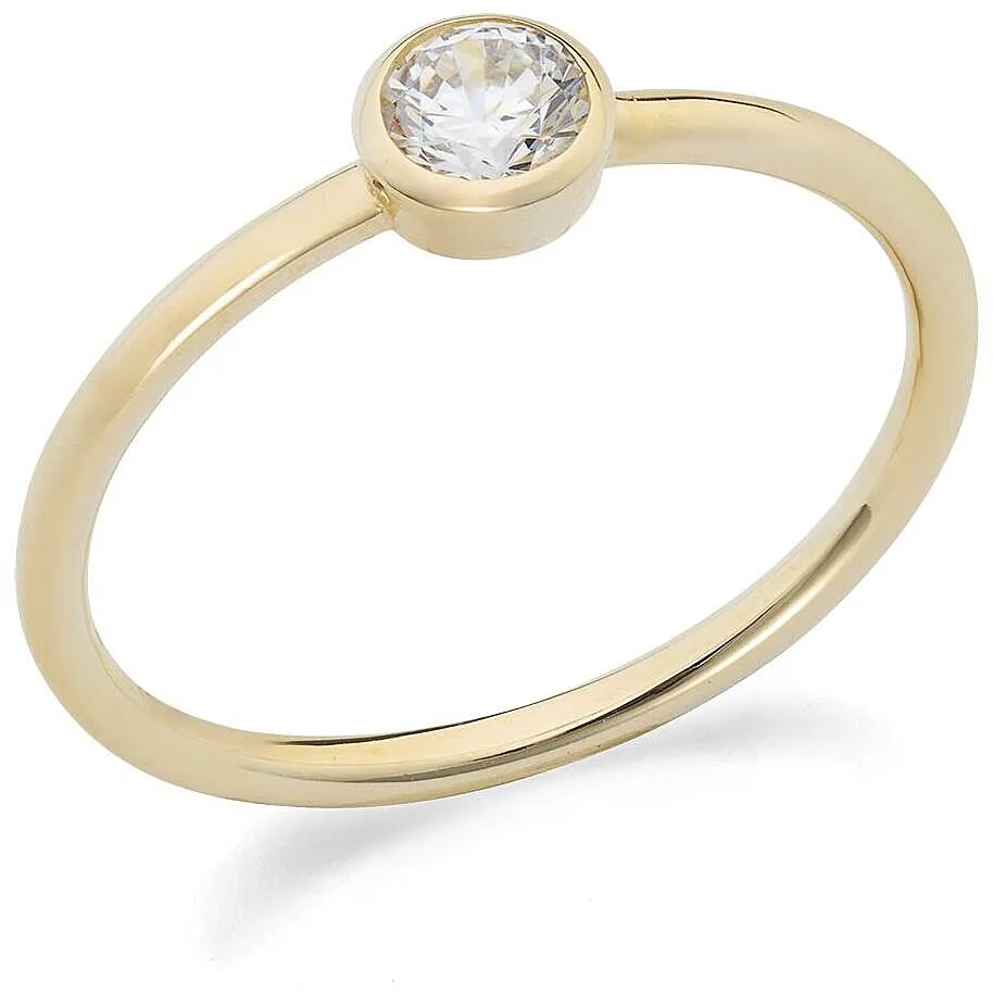 Anello con Zirconi gioiello donna Ambrosia Anelli 375 KAAZ 030