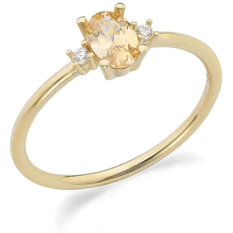 Anello con zirconi gioiello donna Ambrosia Anelli 375 KAAZ 026