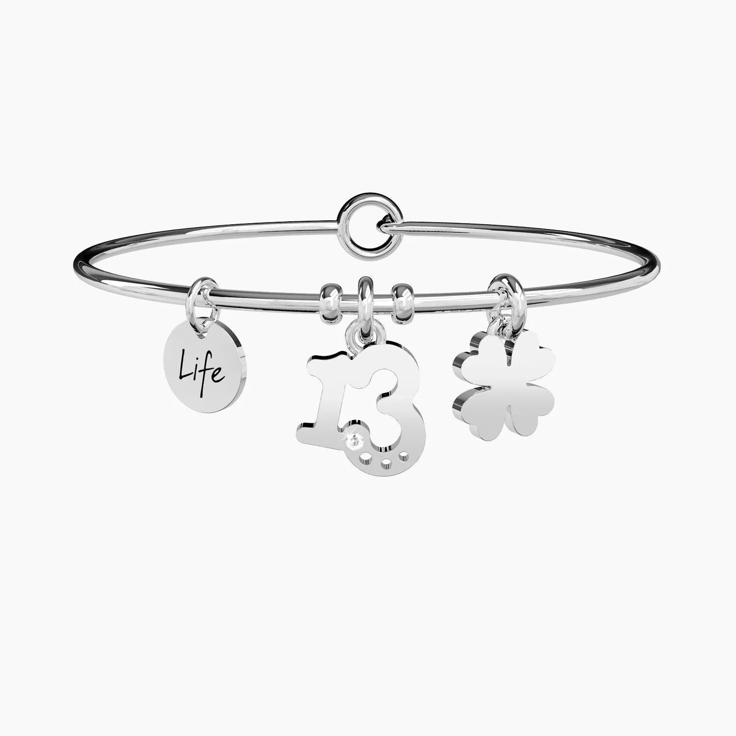 Bangle con ciondolo numero 13 13 | ricchezza - 231626
