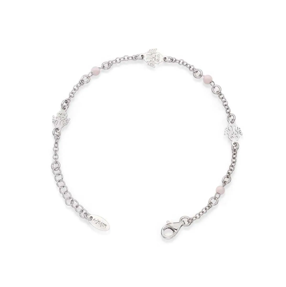 Bracciale donna Amen Angeli e perle BRAR