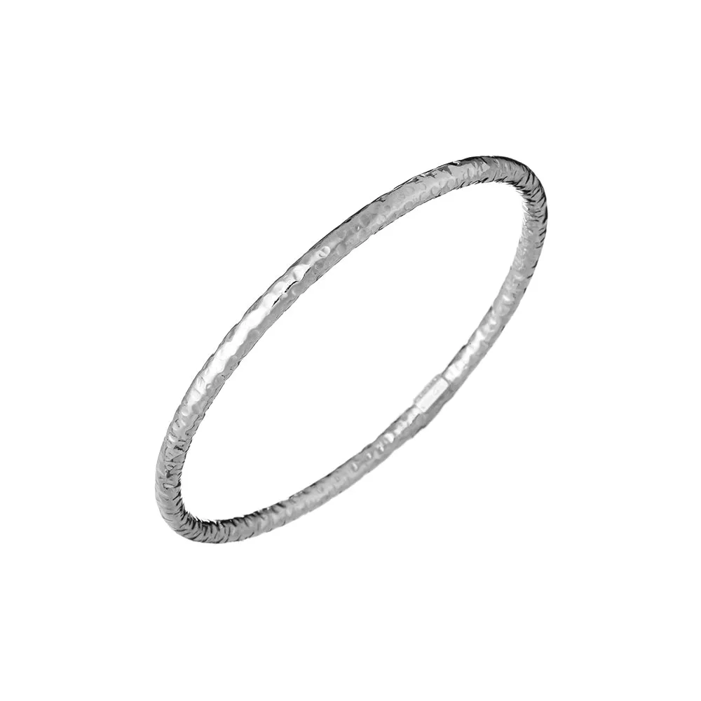 BRACCIALE RIGIDO GIOVANNI RASPINI ALTRE BASI BANGLE MARTELLATO - 10498